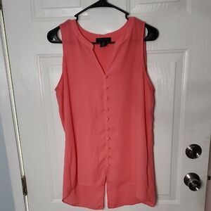 Rachel Zoe Pink Buttoned Blouse